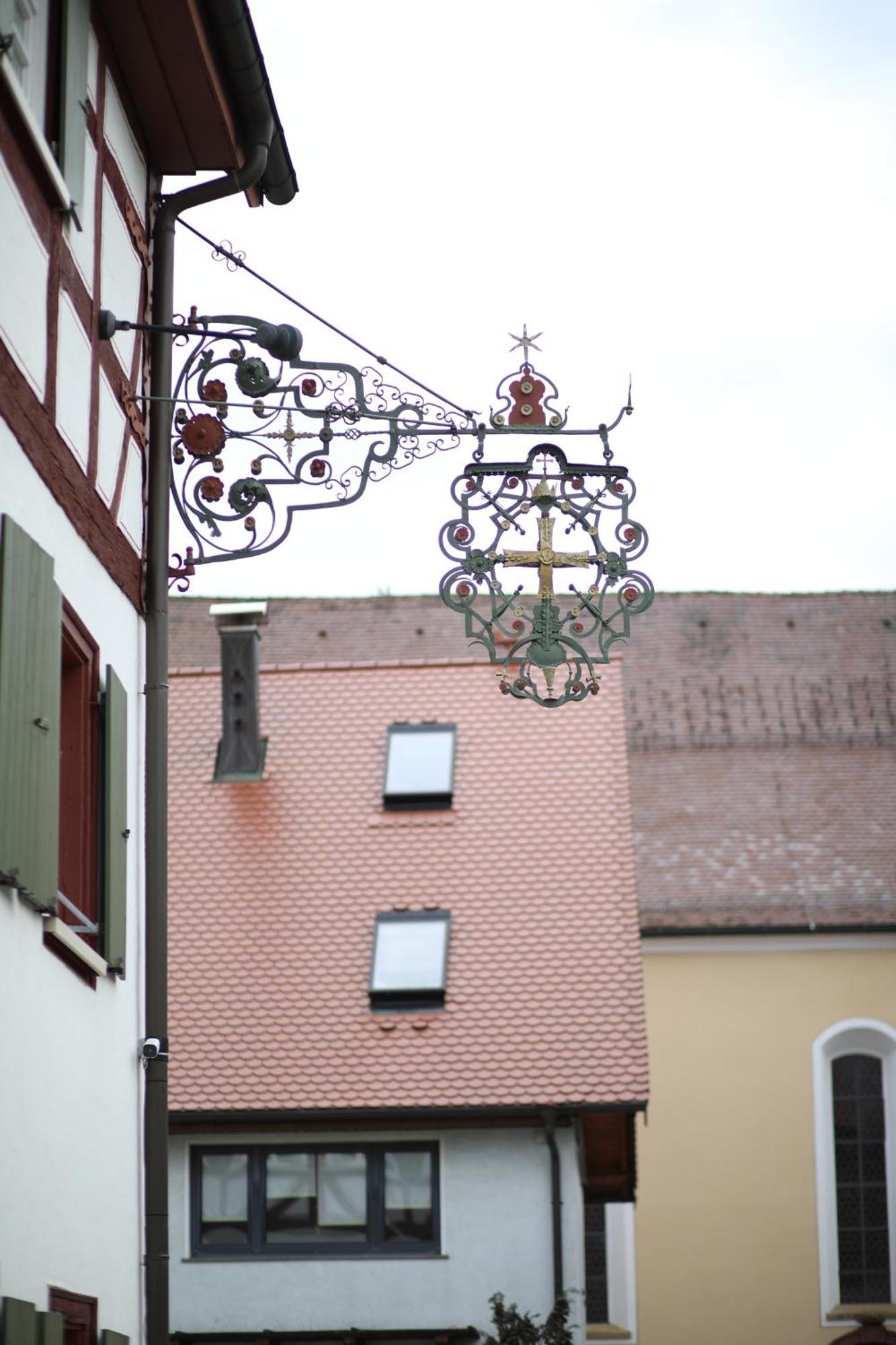 Gasthaus Hotel Zum Kreuz Stetten am Kalten Markt Buitenkant foto