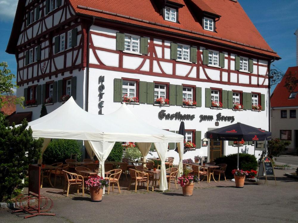 Gasthaus Hotel Zum Kreuz Stetten am Kalten Markt Buitenkant foto